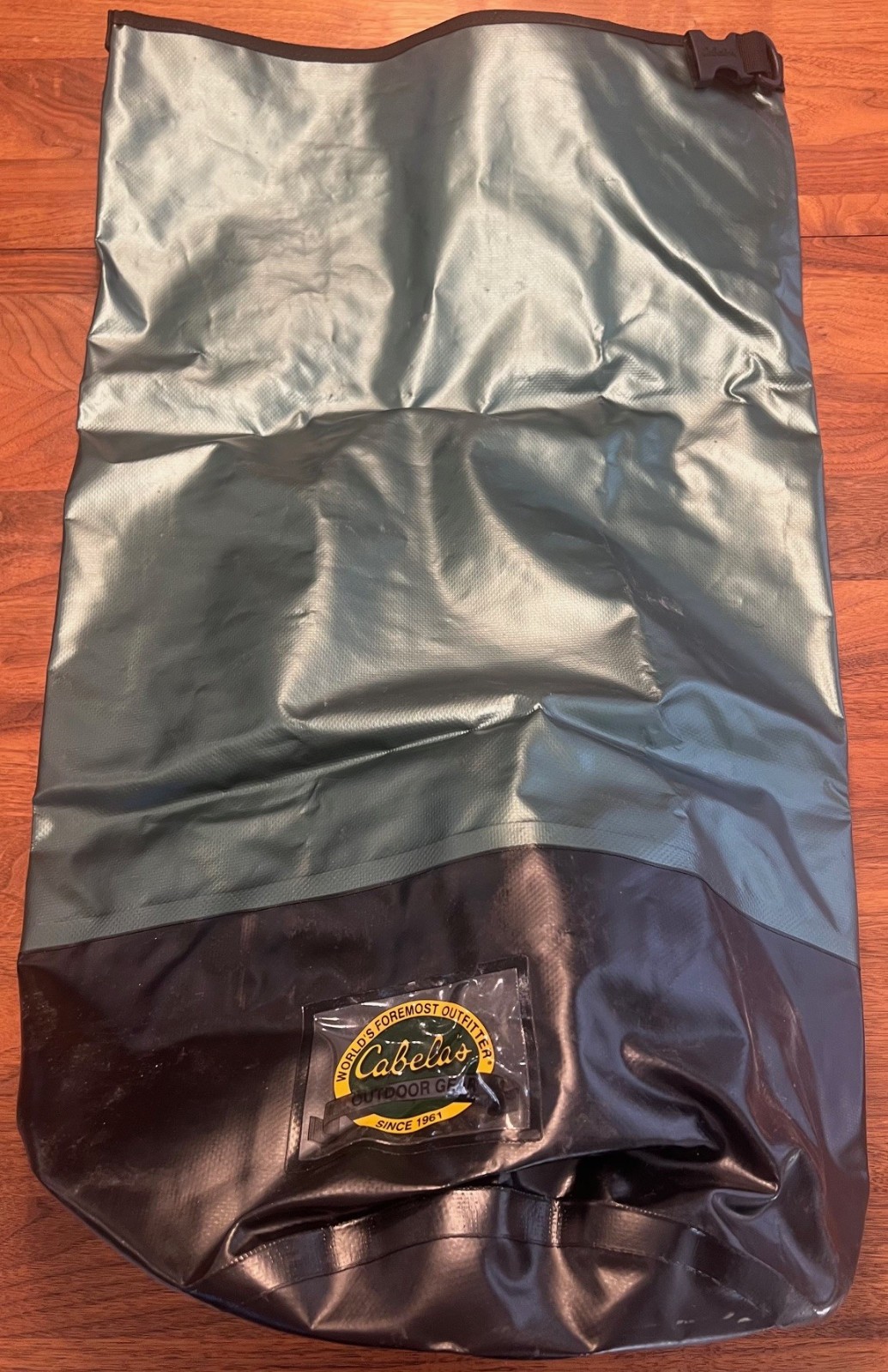 Cabela's Green Waterproof Duffle Bag 3