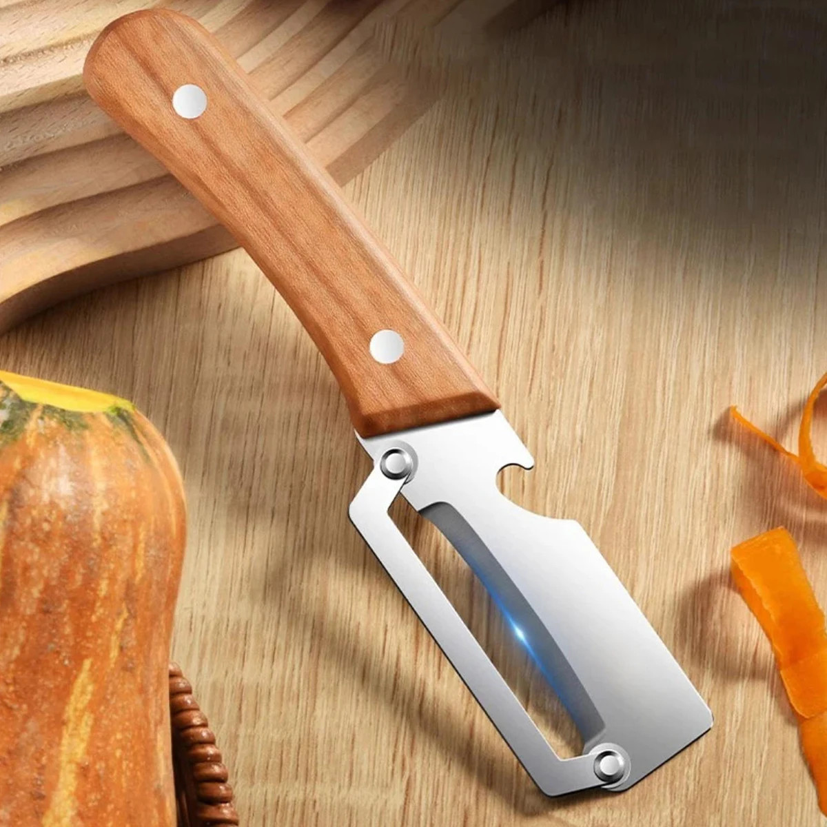 NEW 2 in 1 Multi-Functional Vegetable Peeler for Kitchen Stainless Steel Peeler gallery