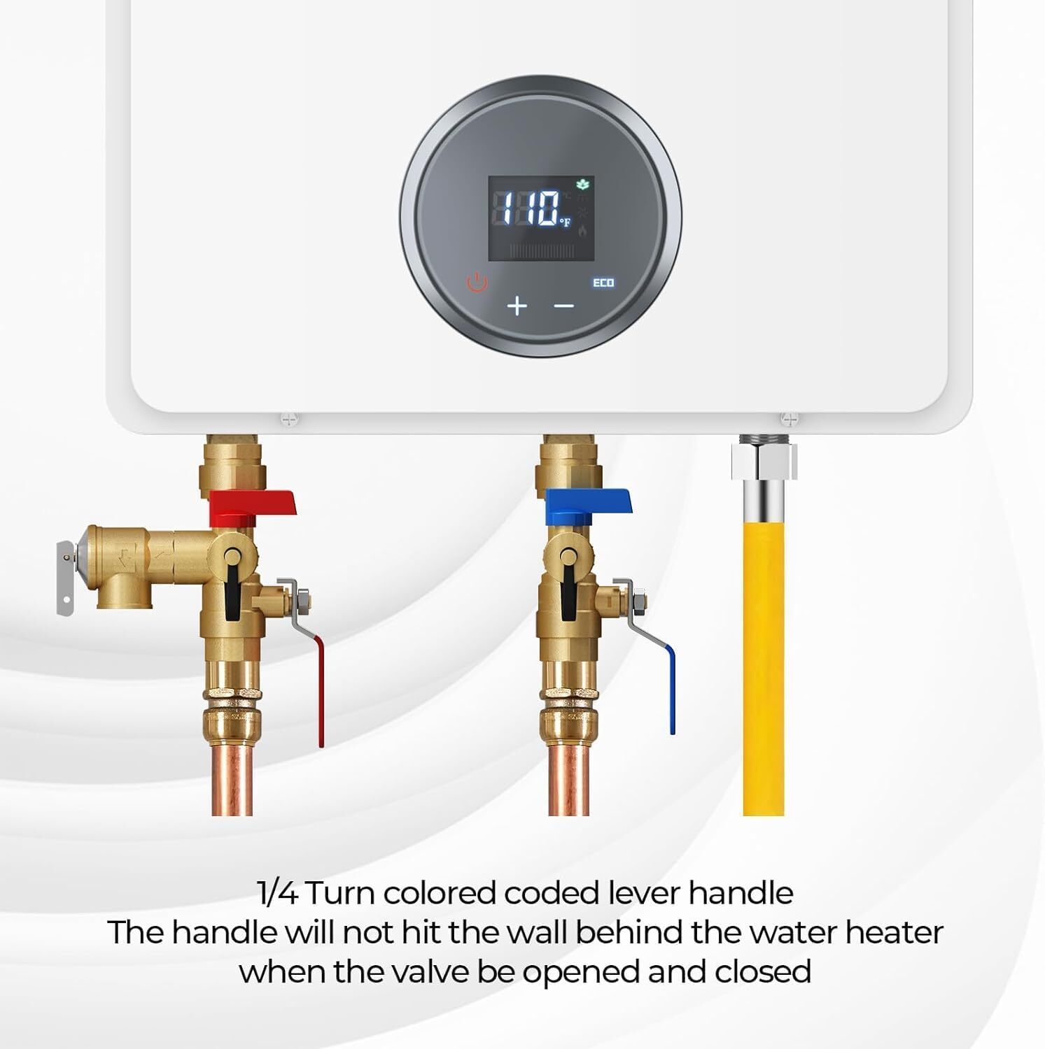 3/4 Inch IPS Isolator Tankless Water Heater Industry Leading Service Valve Kit gallery