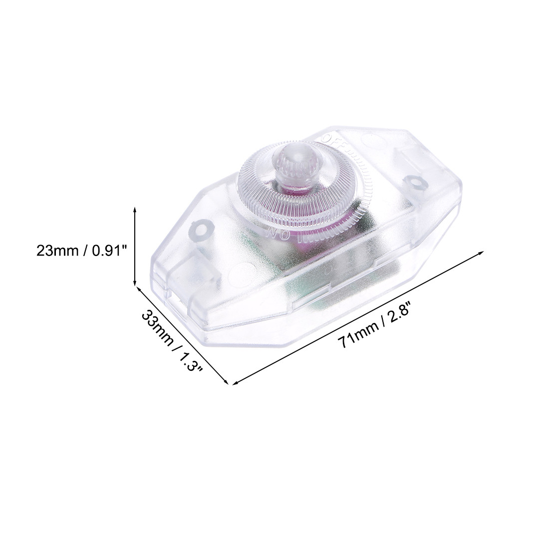 Rotary Cord Switch AC 250V 2A Slide Control Lamp Dimmer 100 Watt Clean gallery