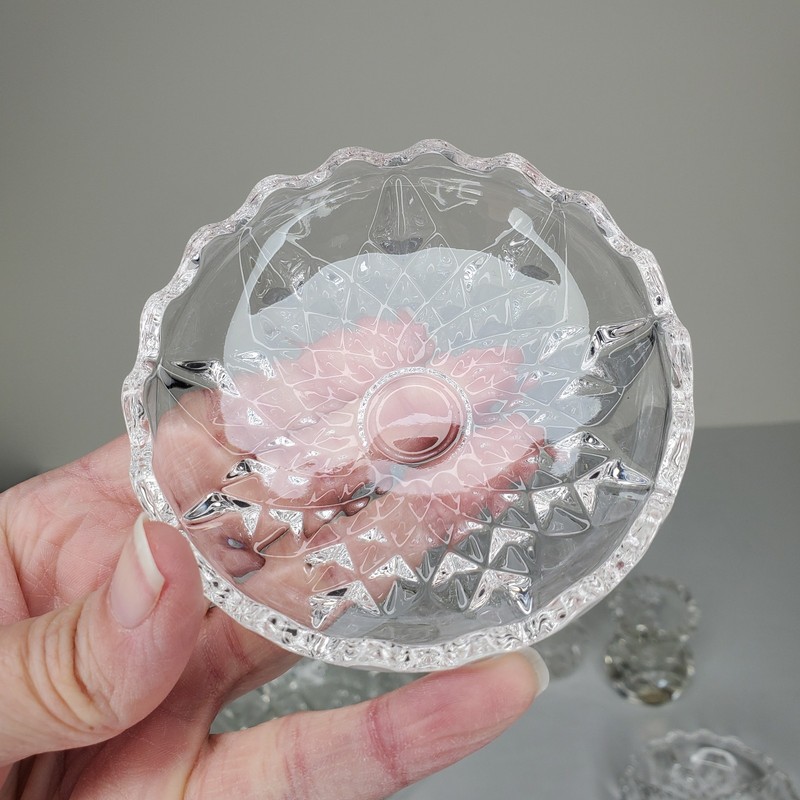 Assorted Cut Crystal and Glass Tableware and Decorative Pieces Lot Of 6 gallery