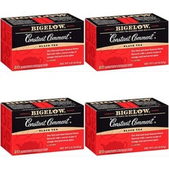 4x Boxes Bigelow Constant Comment Black Tea | 20 Pouches Per Box | 1.18oz