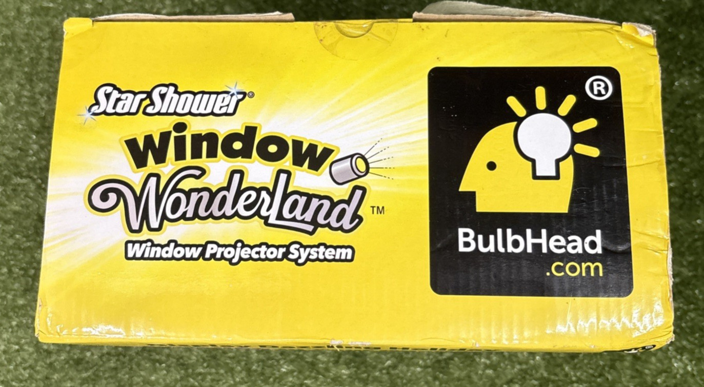 Bulbhead Star Shower Window Wonderland Projector System Black, 12 Movies NIB gallery