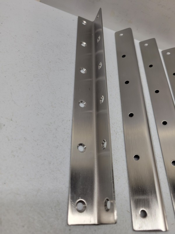 L Bracket Heavy Duty Corner Brace 4 Pack 11" Metal Shelf Bracket Angle Bracket gallery