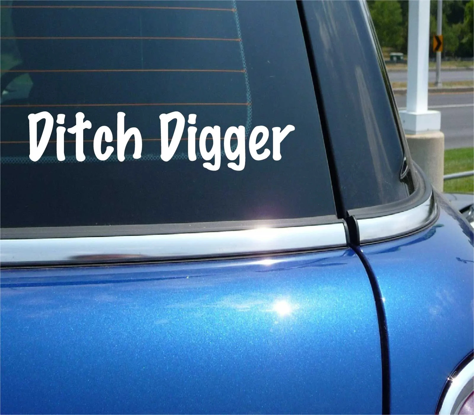 DITCH DIGGER DECAL STICKER EXCAVATOR PIPELINE DIRT CONSTRUCTION CAR TRUCK gallery