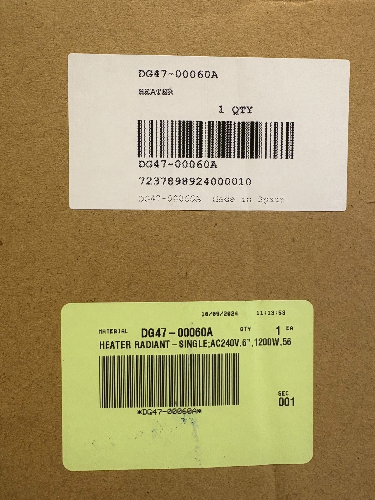 Samsung Range Radiant Surface Element, 6-In New OEM DG47-00060A gallery