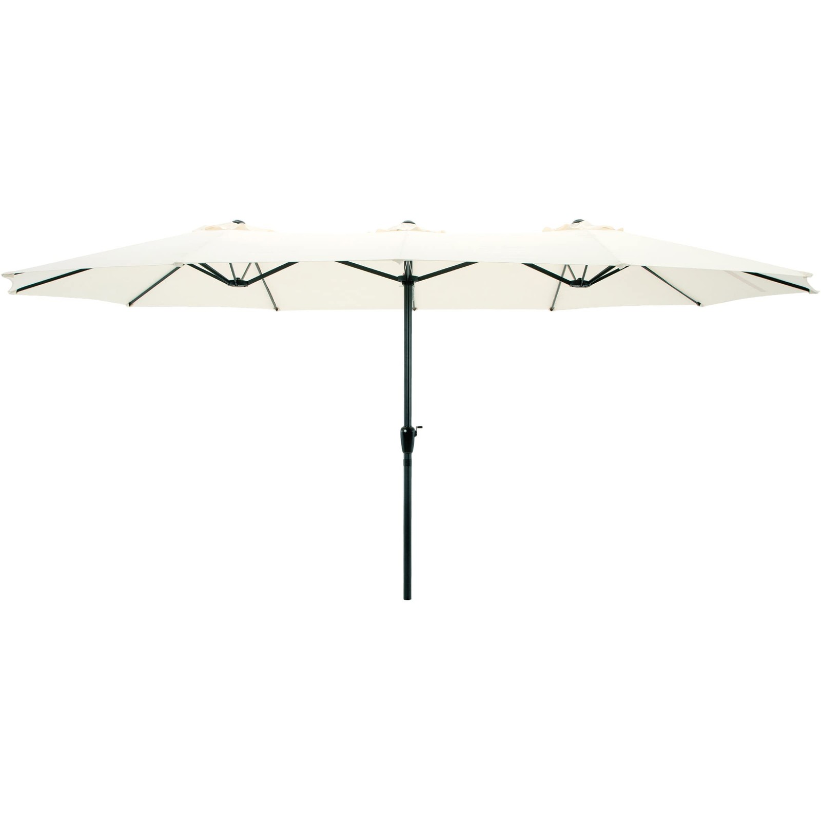 Extra Large Outdoor Umbrella - 15 Ft Double Patio Shade with Easy Hand Crank ... gallery