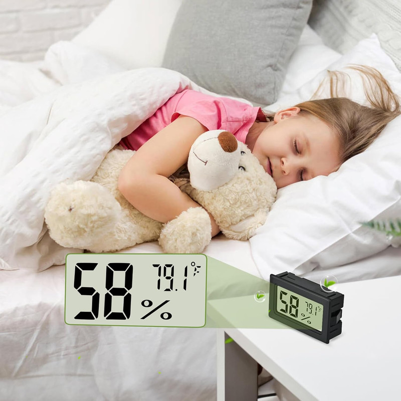 6 Pack Digital Thermometer Hygrometer Indoor Temperature Humidity Meter LCD gallery