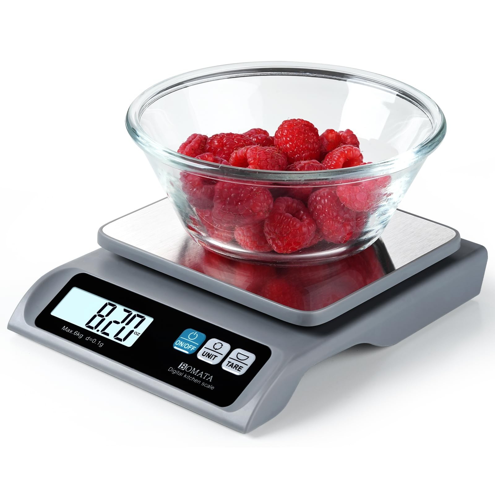 0.1g/ 13lb Food Scale, Digital Kitchen Scale with Removable Stainless Steel P... gallery