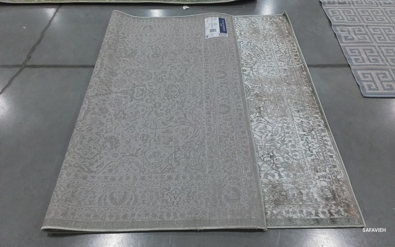 GREEN IVORY 5'-3" x 7'-6" Damaged Binding Rug Reduced Price 1172790477 ORC212Y-5 gallery