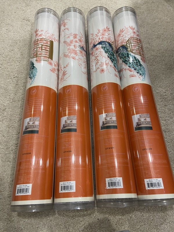 Peacock Peel & Stick Removable Wallpaper - Opalhouse 27.5 Sq. Ft/ Roll gallery