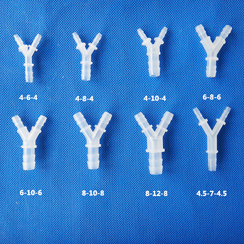 Plastic Connector Splitter Joint Pipe Hose Fittings X-Piece Y-Piece Elbow & Tee gallery