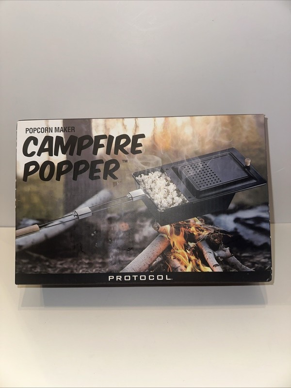 Campfire Popcorn Popper Protocol Camping Popcorn Maker 3 Quarts 5 Minutes Long gallery