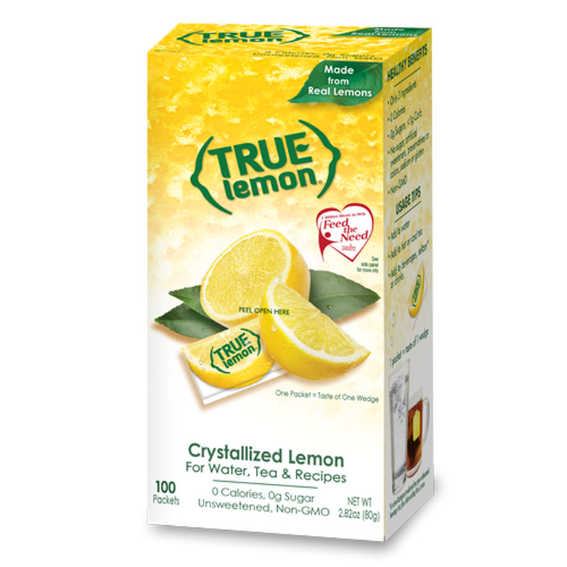 (100 Packets) True Lemon Sugar Free, On-The-Go, Caffeine Free Powdered Drink Mi gallery