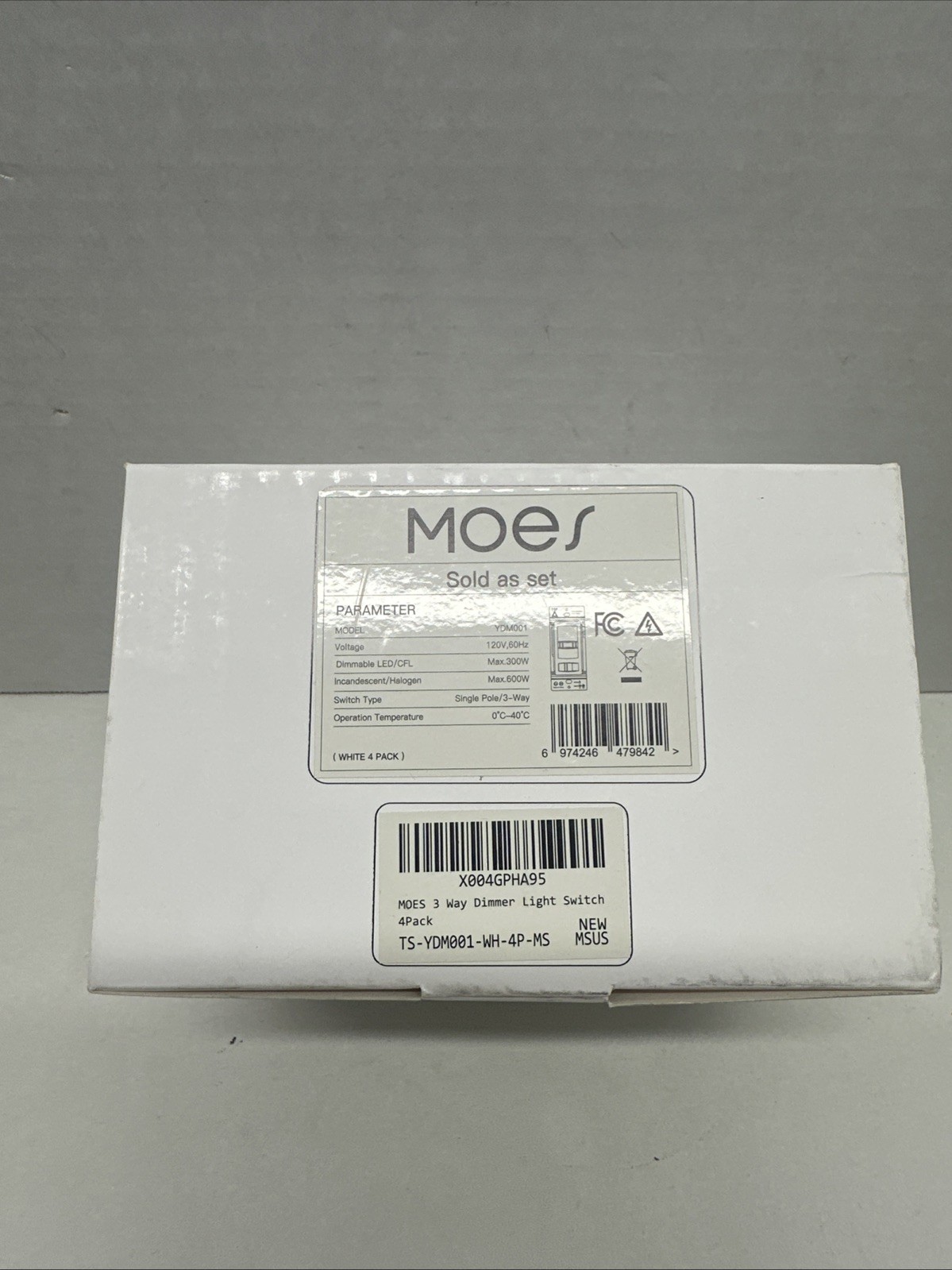 MOES Dimmer Light Switch 4 Pack, 3 Way & Single Pole Dimmable Switch New gallery