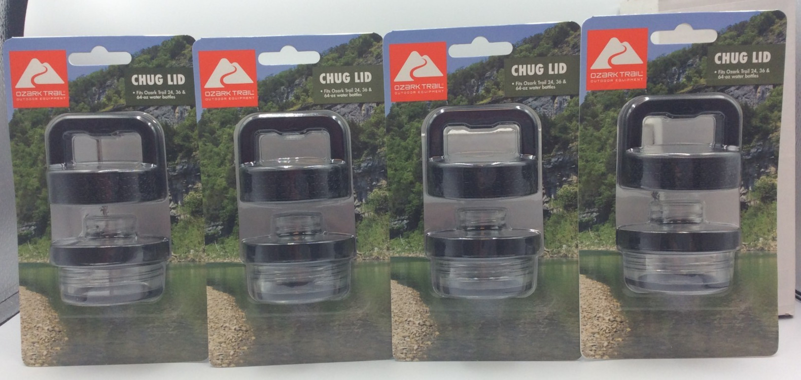 Ozark Trail Replacement Chug Lid, Fits Ozark Trail 24,36 & 64oz, CASE OF 4 gallery