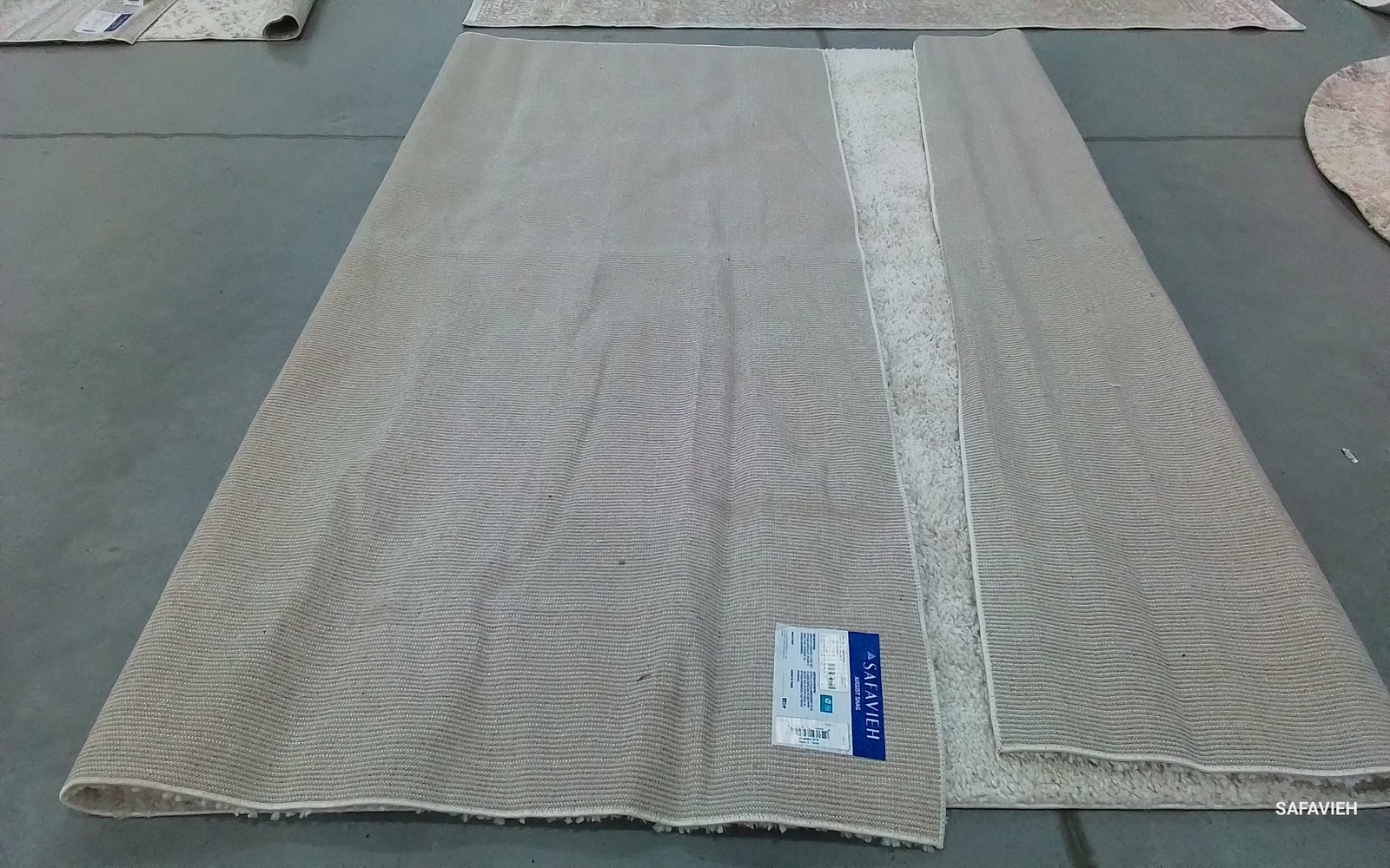BEIGE 9'-0" x 12'-0" Stained Rug, Reduced Price 1172793547 AUG900D-9 gallery