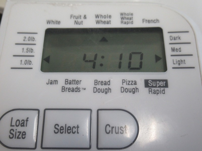BREADMAN 1-2 LB. DIGITAL BREAD MAKER WHITE TR845, BREAD MACHINE FRUIT & NUT + gallery