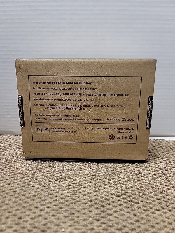 Elegoo Mini Air Purifier with Activated Carbon Filter for 3D Printers - 2PCS gallery