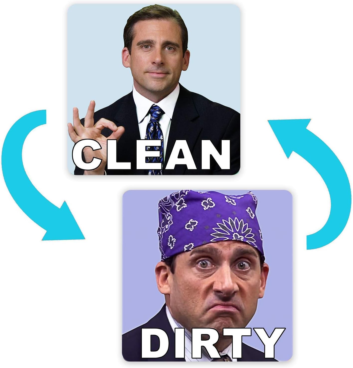 Michael Scott Prison Mike Dishwasher 4 x 4 inches, 1pcs 4 Inch Magnet gallery