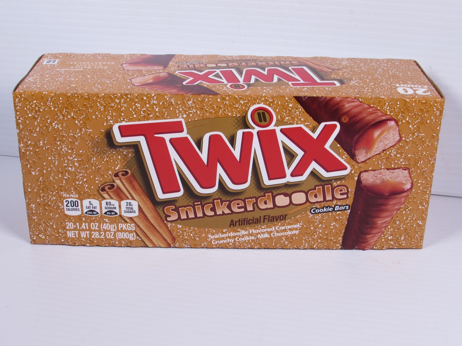 Full Box 20x Packs TWIX Snickerdoodle Cookie Chocolate Candy Bars - 1.4oz 07/26 gallery