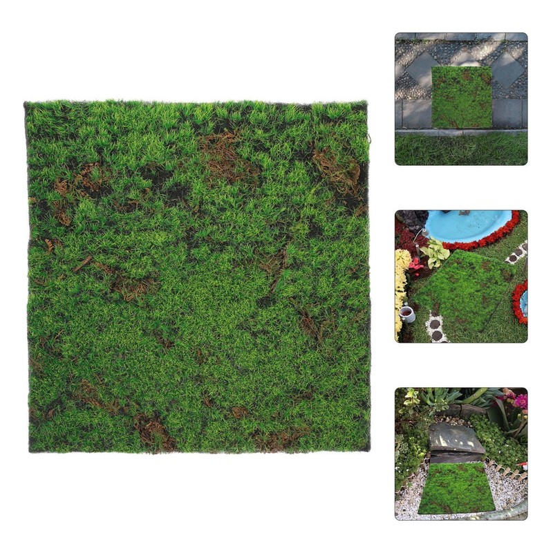 Highly Realistic Green Artificial Moss Mat for Home Decor and Outdoor Use gallery