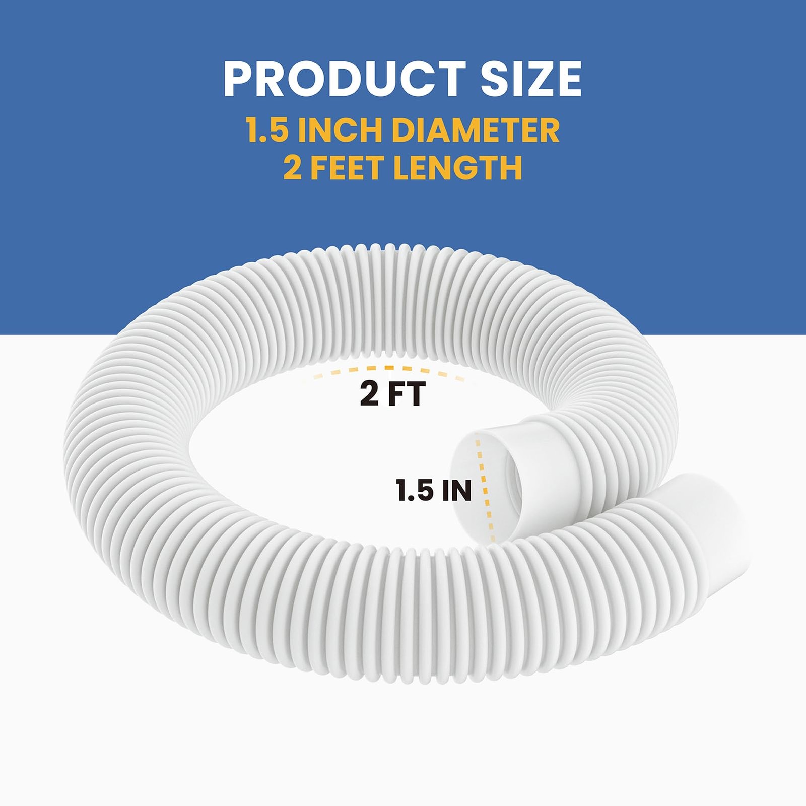 1.5" x 2' Plastic Return Suction Pool Hose for Summer Waves SFX1000 SFX1500 C... gallery