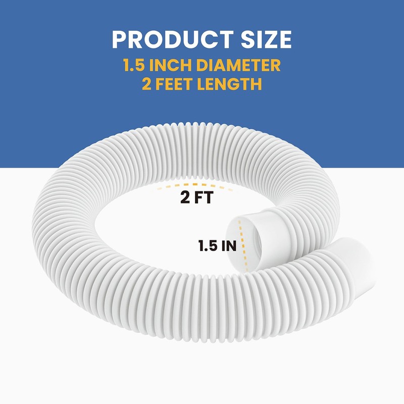 1.5" x 2' Plastic Return Suction Pool Hose for Summer Waves SFX1000 SFX1500 C... gallery