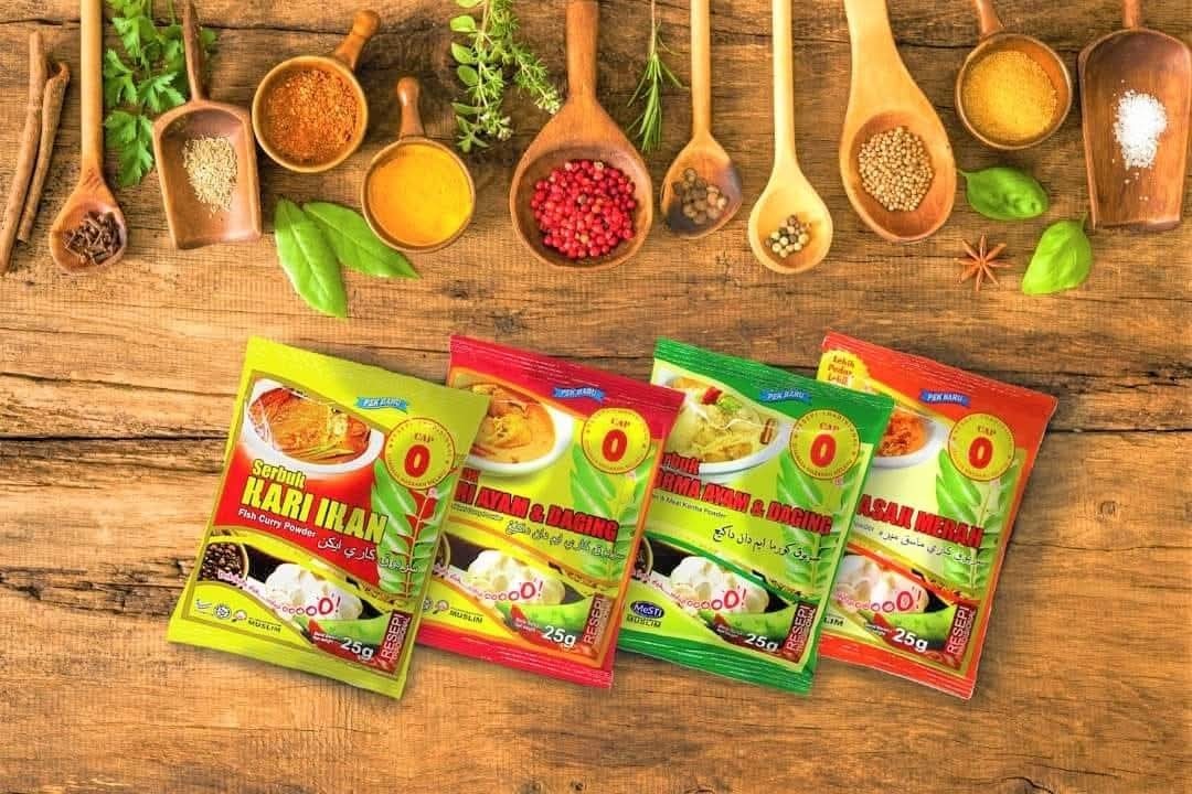 Cap O Meat & Chicken & fish Curry Powder Blend Halal Malaysian Traditional Spice gallery
