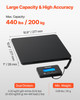 VEVOR Digital Postal Scale, 0.35 oz/3.5 oz Dual Accuracy, 440 lbs Commercial Wei gallery