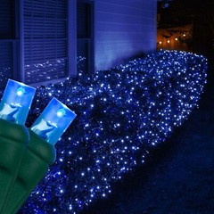 Blue LED Christmas String Net Icicle Lights Holiday Party Indoor Outdoor Lights