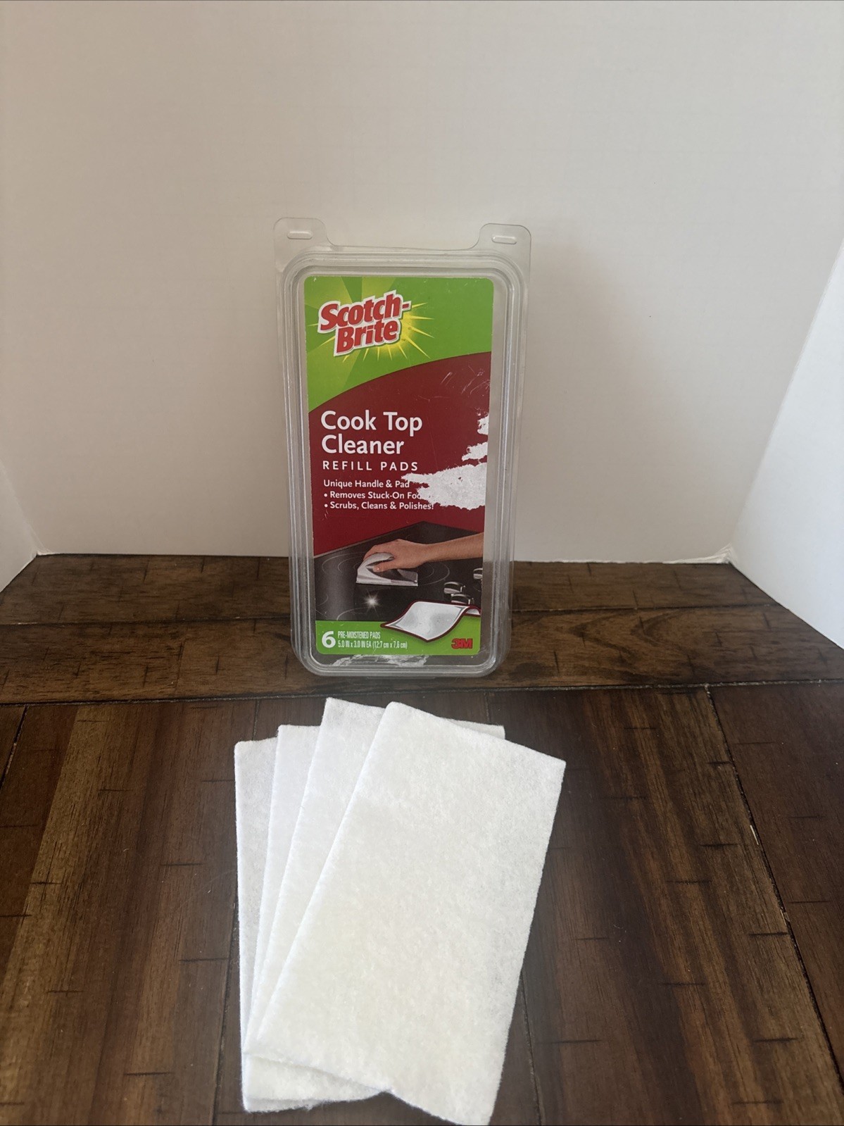 4 Scotch Brite 3M Cook Top Cleaner Refill Pads gallery