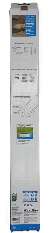 Enbrighten 24" Direct Wire Dimmable Under Cabinet LED Bar Light Hardwired 991LM gallery