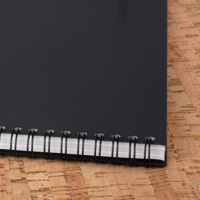 Cambridge Limited Wirebound QuickNotes Business Notebook: 4-7/8 in. x 8 in. Blac gallery