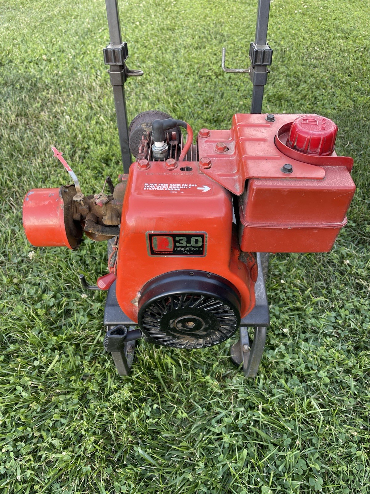 Running 3.0 HP Tecumseh Model H-30 Engine / Tiller / Minibike / Go Kart gallery