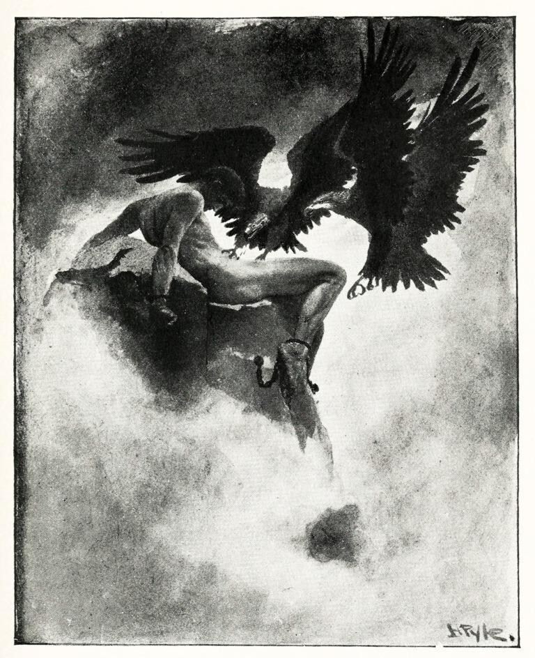 Prometheus : Howard Pyle : 1910 : Archival Quality Art Print gallery