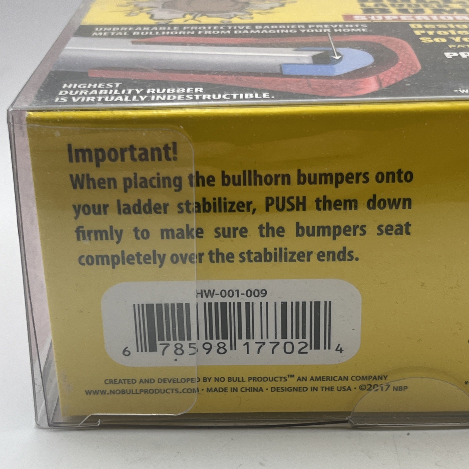 No Bull Ladder Stabilizers Bumpers 2-Pack HW-001-009 - New Protect Your Siding gallery