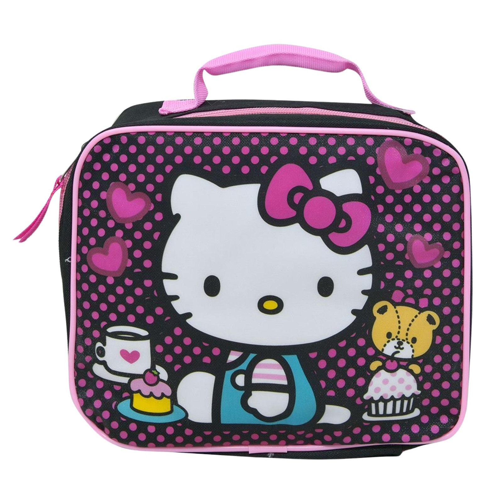 Sanrio Hello Kitty Polka-Dot Lunchbox | 9 x 3 x 8 Inches gallery