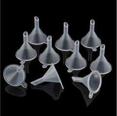US 10~30pcs Small Plastic Perfume Diffuser Bottle Mini Liquid Oil Funnels Lab