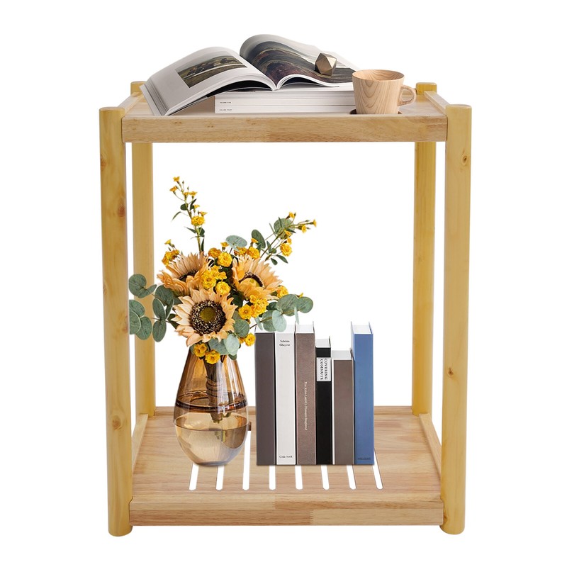 Wood Printer Stand Mobile Printer Table Under Desk Printer Cart 20kg/44lbs gallery