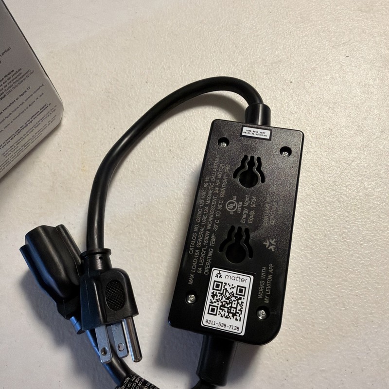 Leviton Decora Smart Wi-Fi Outdoor Plug, Works with Matter, My Leviton, Alexa... gallery