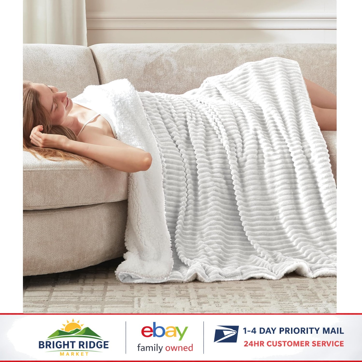Cozy Heated Throw Blanket, 50x60 Inches, Perfect for Napping or Reading gallery