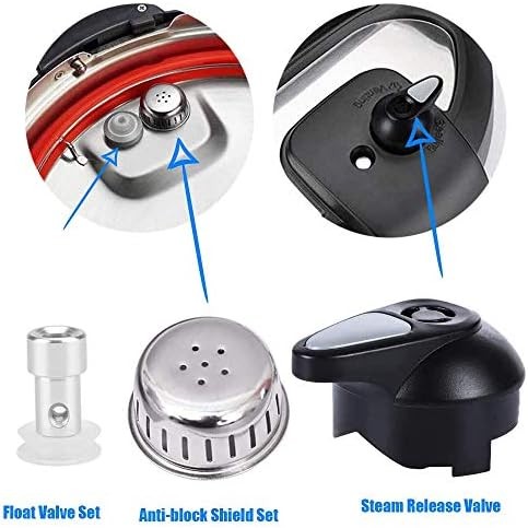 Steam Release Handle, Original Float Valve Replacement Parts with 3 Silicone Cap gallery