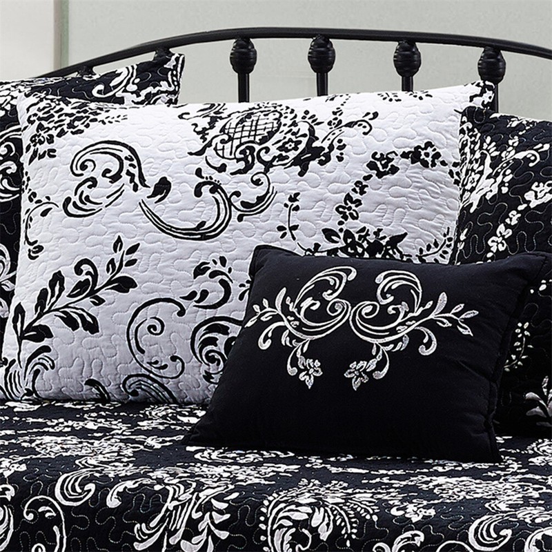 Boho Daybed Cover Set 6pc – Reversible Microfiber Bedding Lightweight All Season gallery