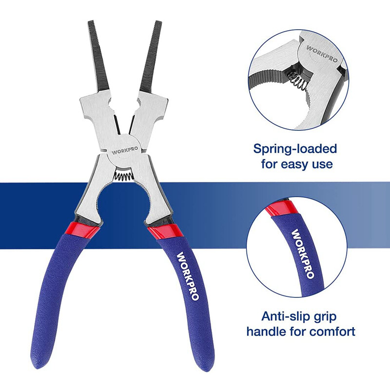 WORKPRO 8" Welding Pliers Multi-Functional CR-V Steel Welding Pliers for Welding gallery