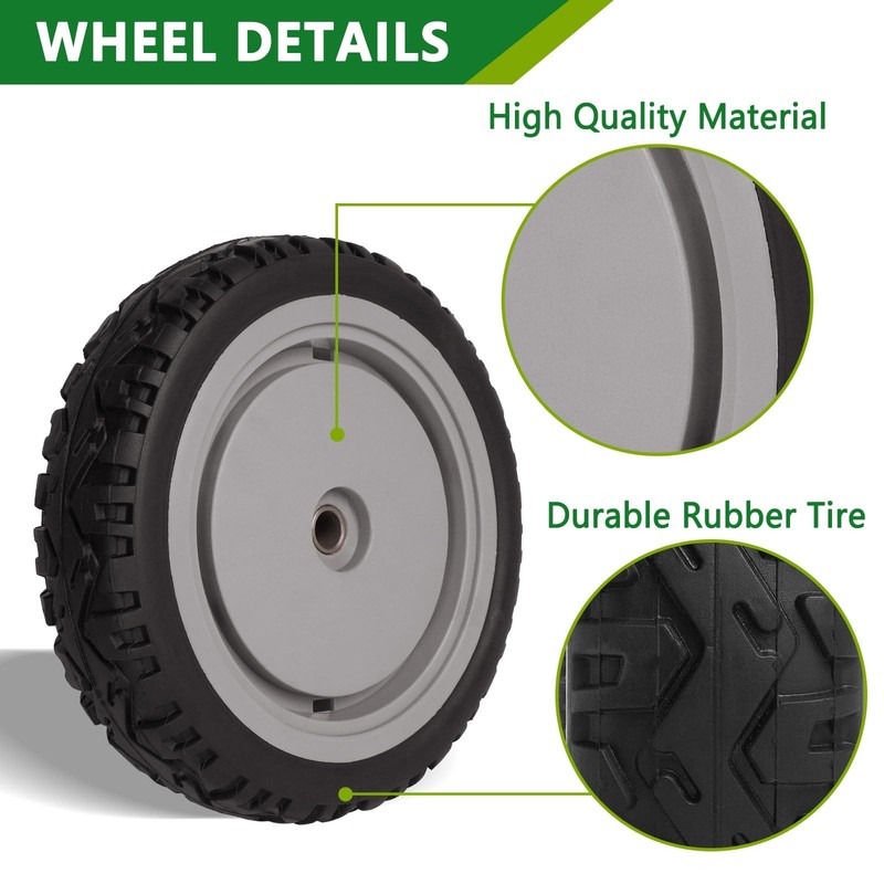2Pack Lawn mower Rear Wheels Gear Assembly Replacement for Toro 107-3709 8 in... gallery