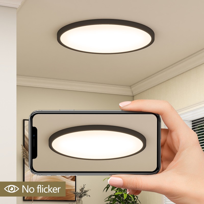 4 Pack 16" LED Flush Mount Ceiling Light 32W 3520lm 5CCT Dimmable Thin Fixture gallery