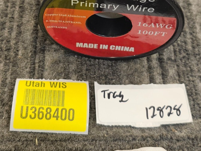 Low Voltage Primary Wire 16AWG 100FT Blue Copper Clad Aluminum gallery