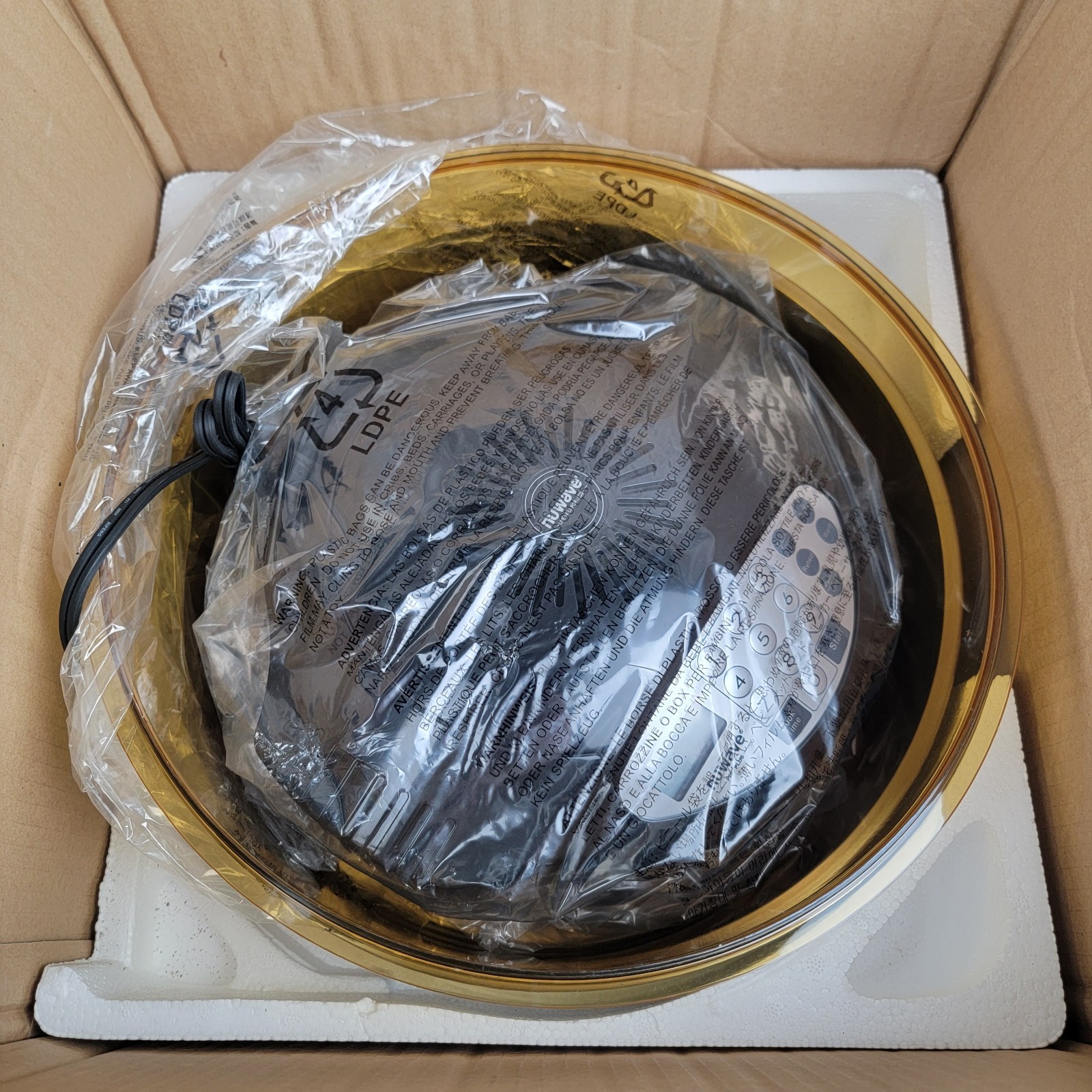 NuWave Pro Plus Infrared Oven Model 20602 Amber Dome Steel Extender Ring NiB gallery