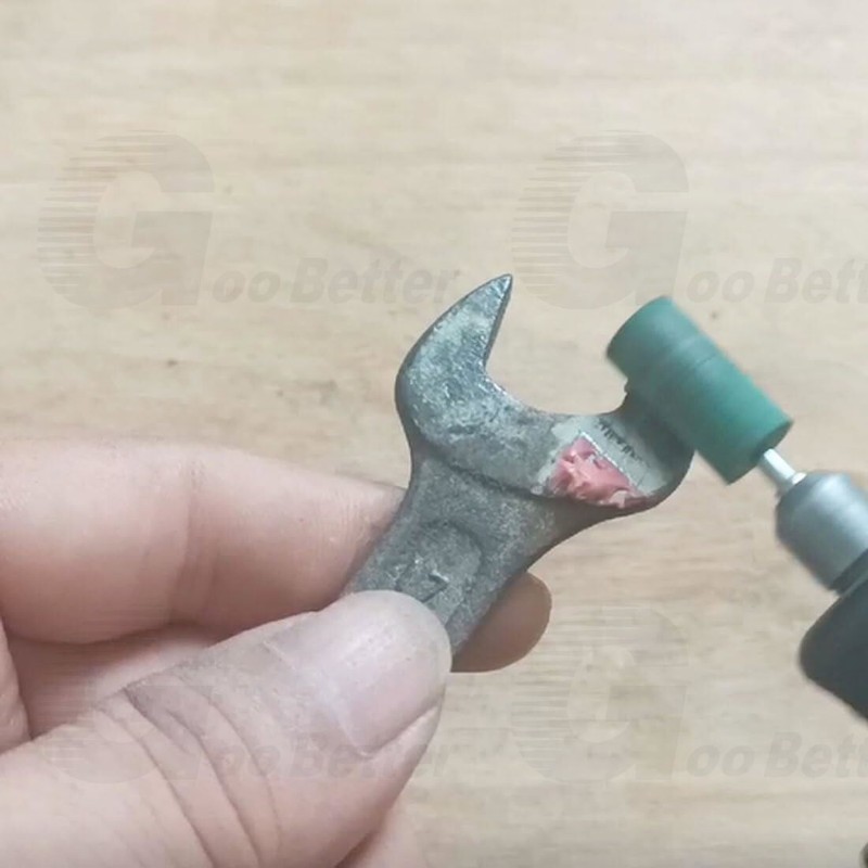 100PCS Rubber Grinding Head Polishing Burr Bit Mounted Kit For Dremel 1/8" Shank gallery